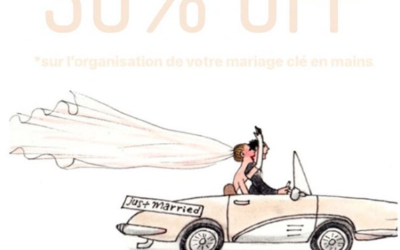 30% de réduction sur votre mariage, ça vous tente ?